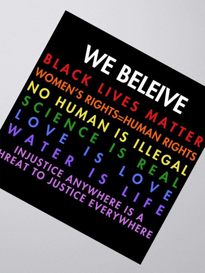 We Believe Sticker. product image (6)