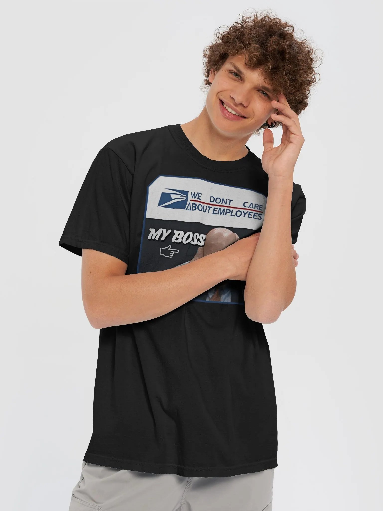 Louis DeJoy We Don’t Care About Employees My Boss Shirt product image (7)