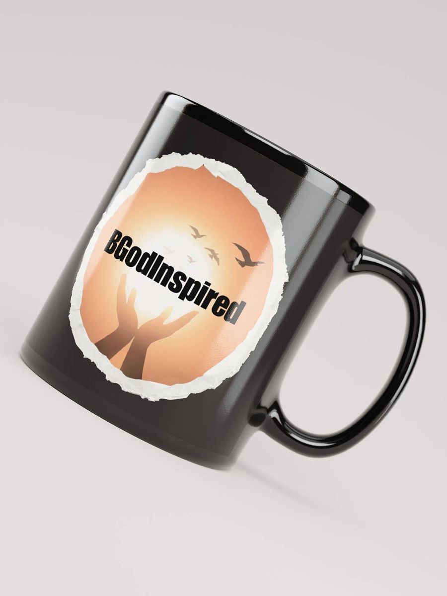 BGodInspired Black Glossy Coffee Mug | 11oz & 15oz product image (4)