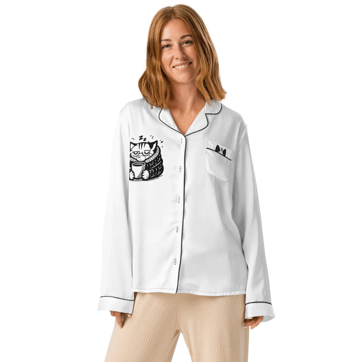 Comfy Lurk || Long Sleeve PJ Top product image (1)