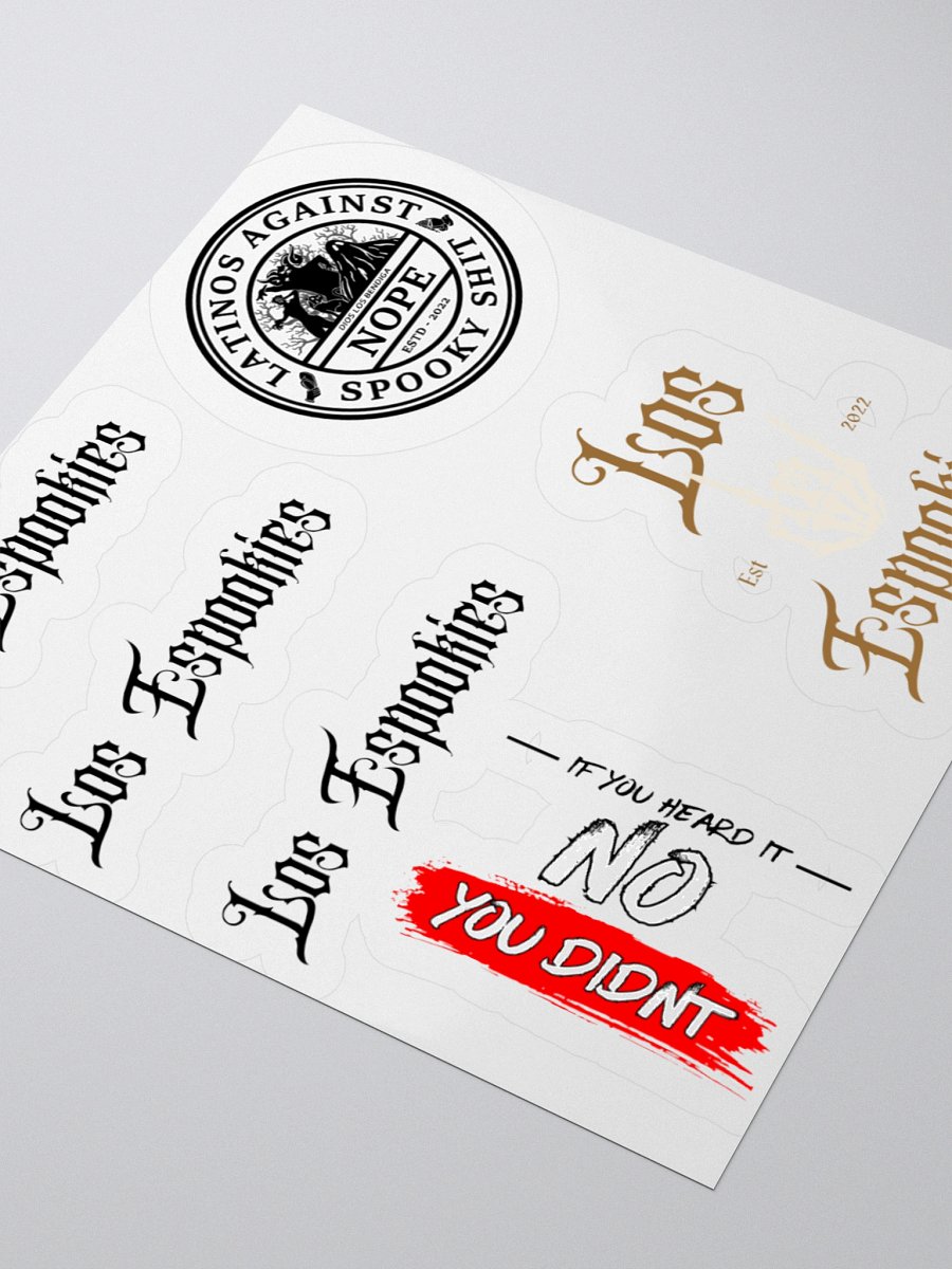 LatinosAgainstSpookyShit Sticker Pack #1 product image (7)