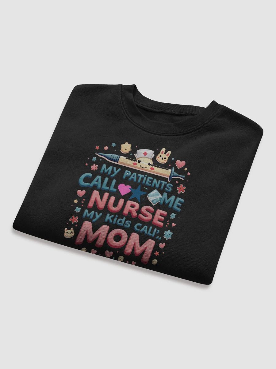 Nurse Mom Playful Fleece Crop Sweatshirt product image (22)