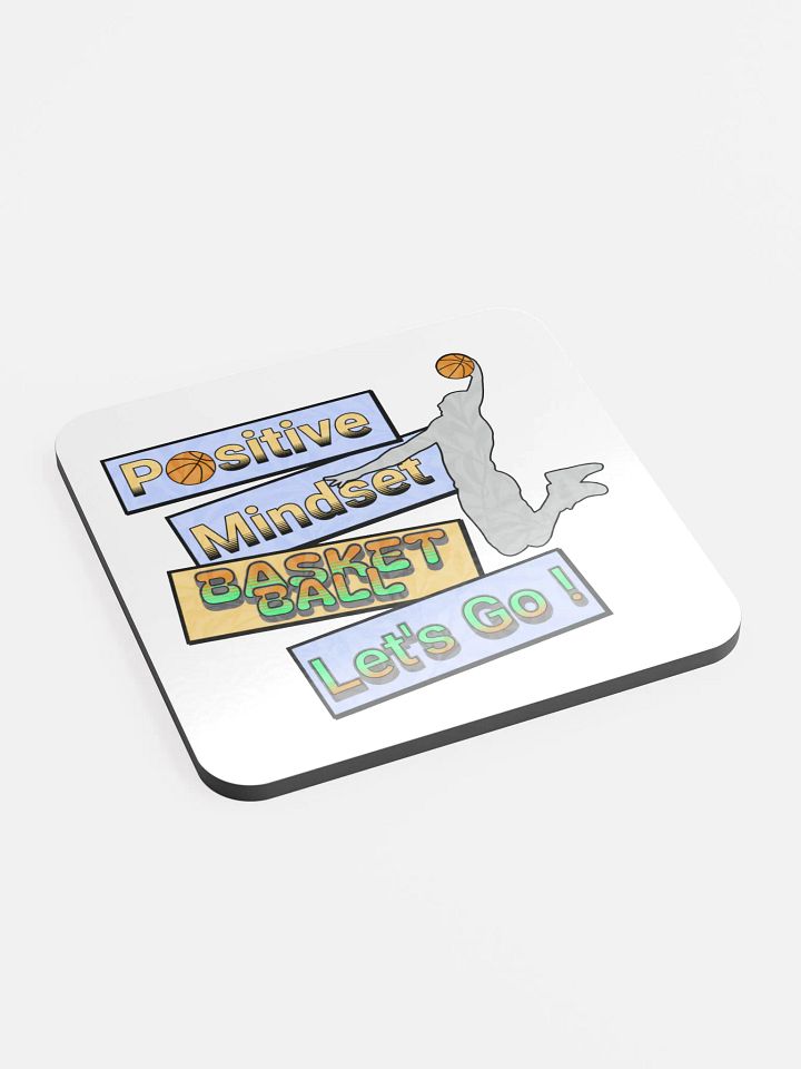 Positive Mindset Basketball Coaster Set product image (2)