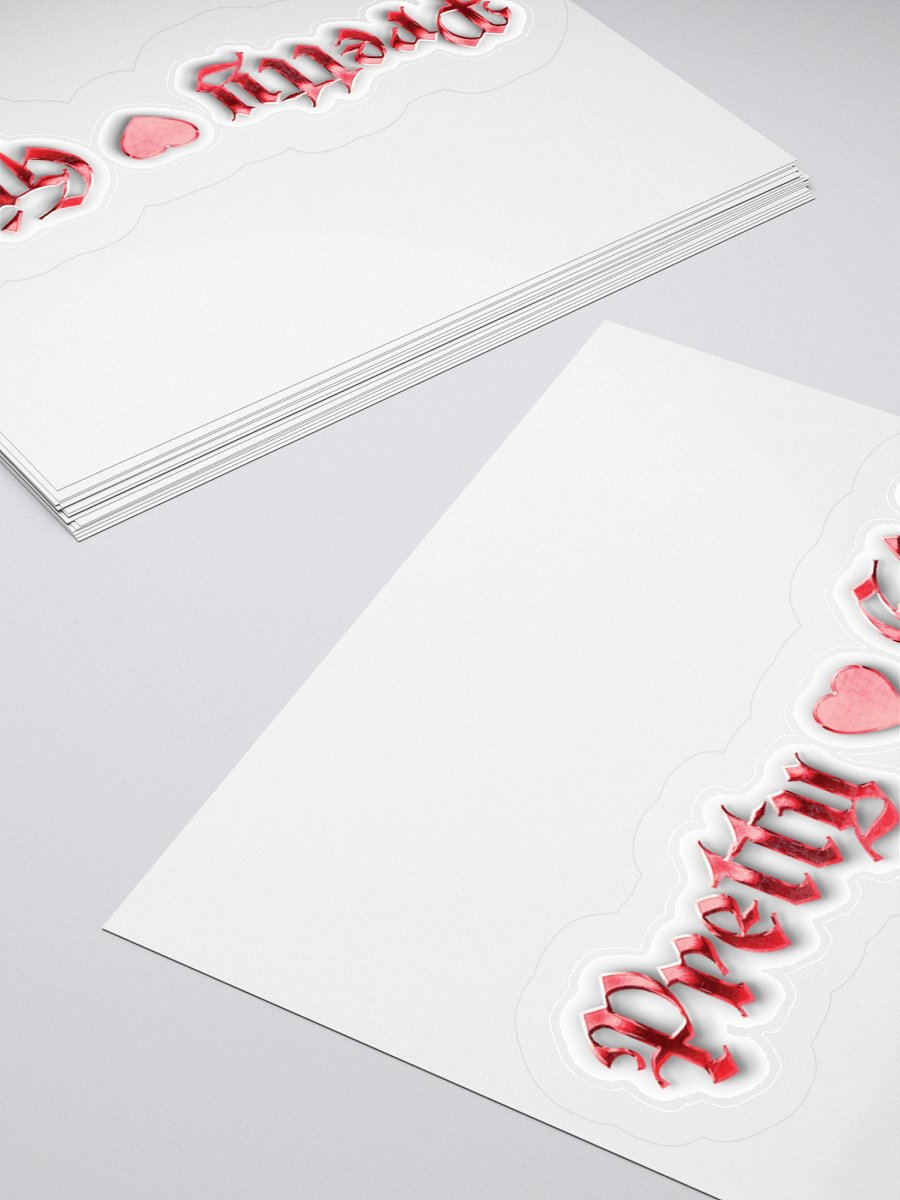 Pretty Girl Heart Sticker product image (11)