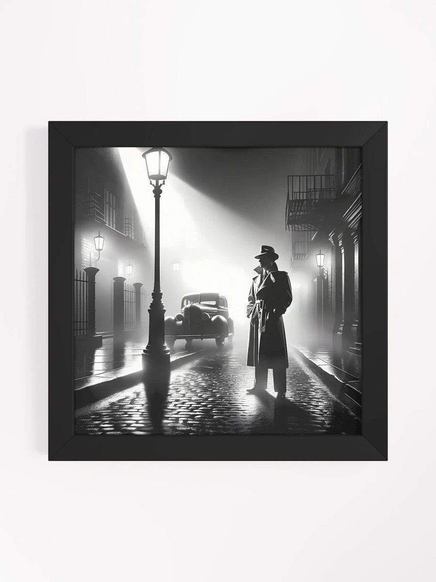 Noir Wall Art - Detective at Night product image (1)