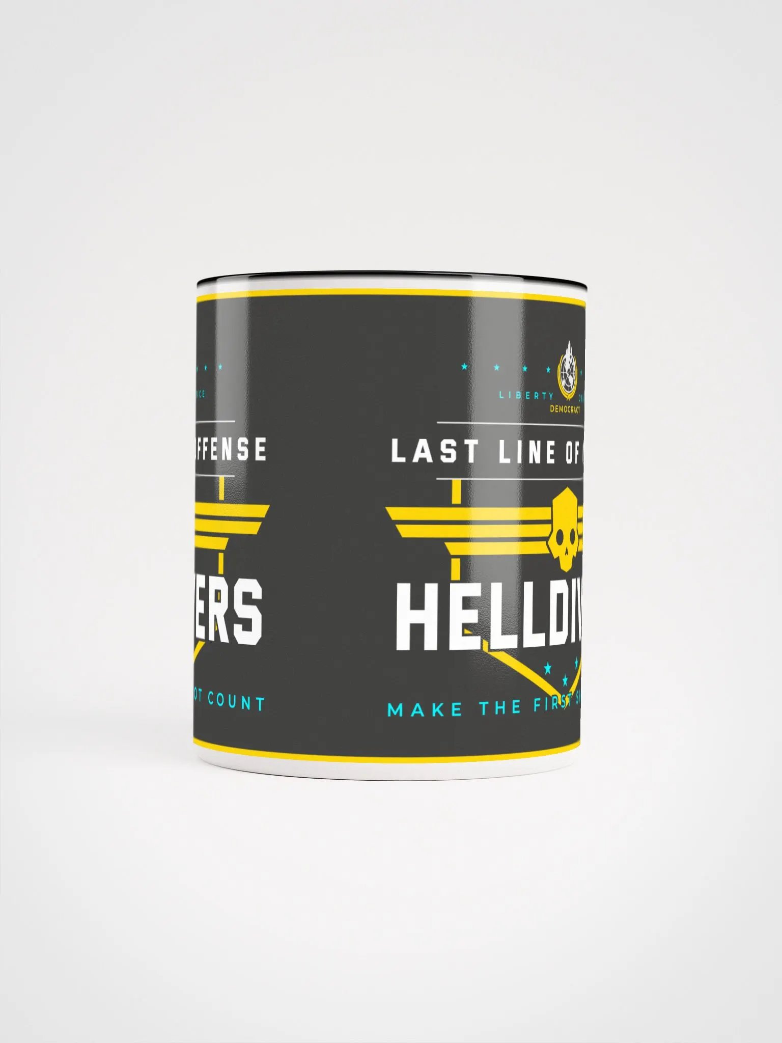 Helldivers 2 Mug | Iconic Motto Crest Design in Vintage Style product image (22)