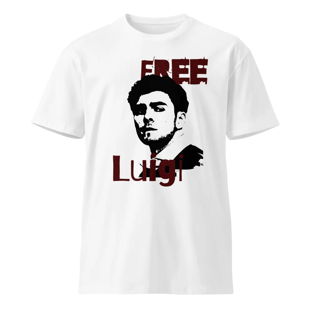Free Luigi Mangione T-Shirt White product image (1)