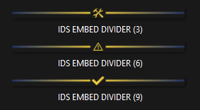 Hazy Embed Divider Bars product image (2)