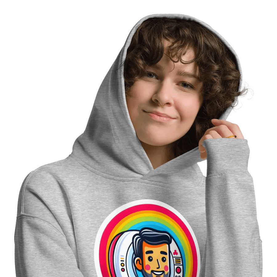 Rainbow CT Xcanner Unisex Oversized Hoodie product image (39)