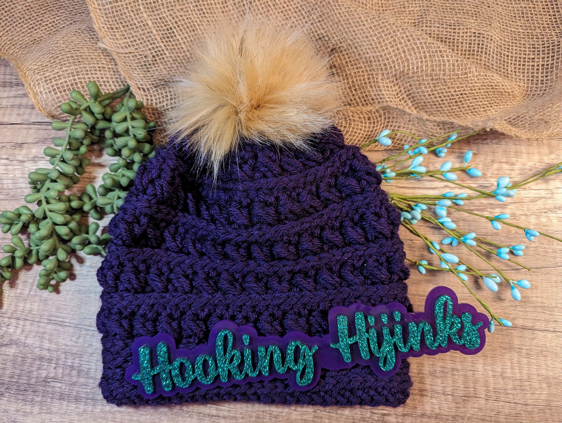 Macy Beanie - Dark Purple product image (1)