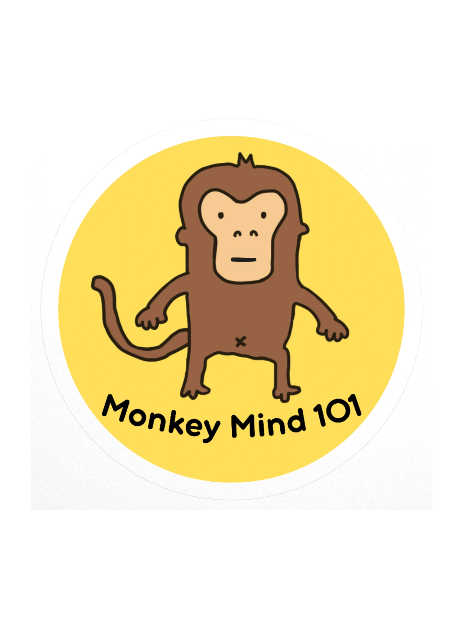 Monkey Mind 101 Logo Sticker product image (1)