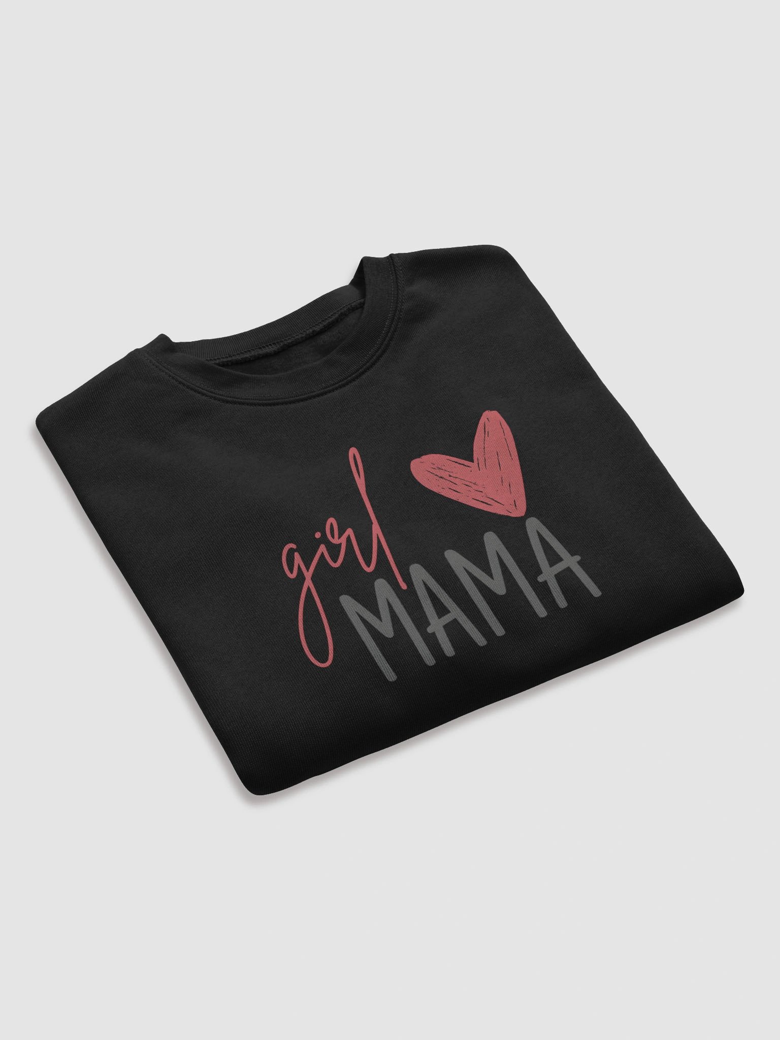 Girl Mama Crop Top | Cute Minimalist Script Design | Trendy Mother Daughter Tee product image (7)