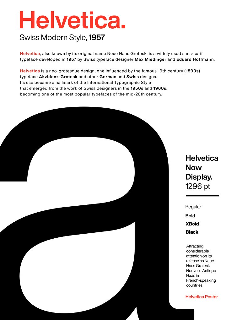 Helvetica A Poster product image (1)