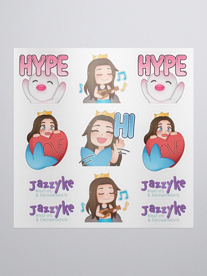 Mermotes, Pingu & Logo (EP) ~ Sticker Sheet product image (1)