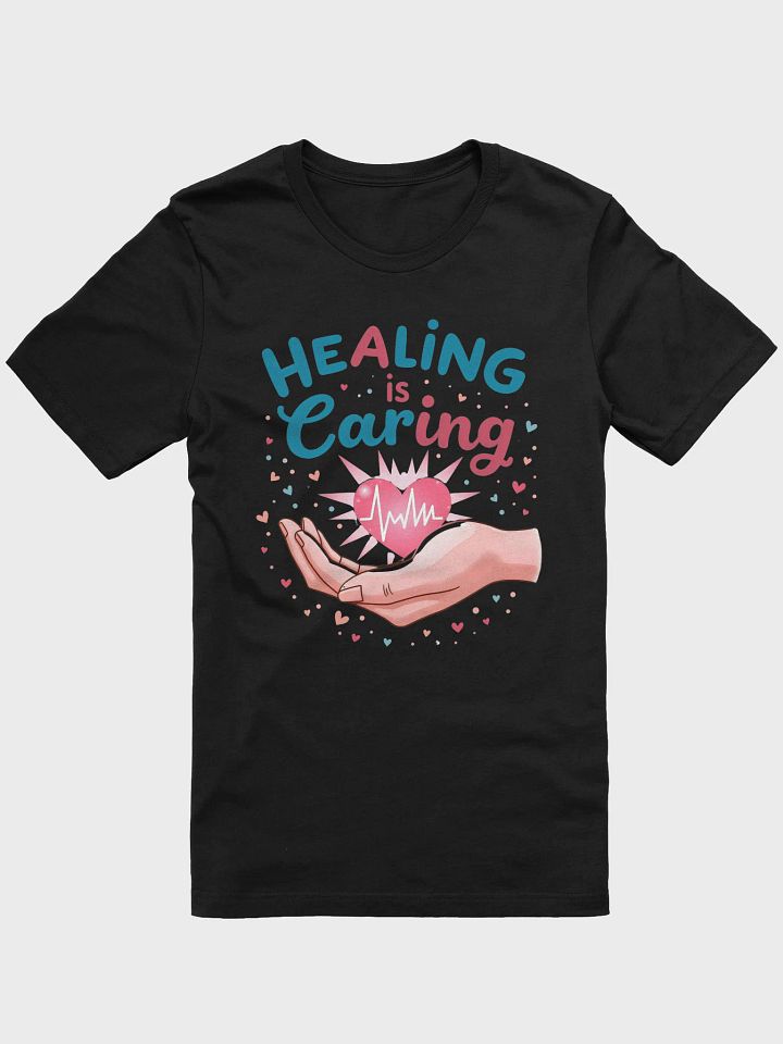 Healing is Caring Heartbeat T-Shirt product image (5)