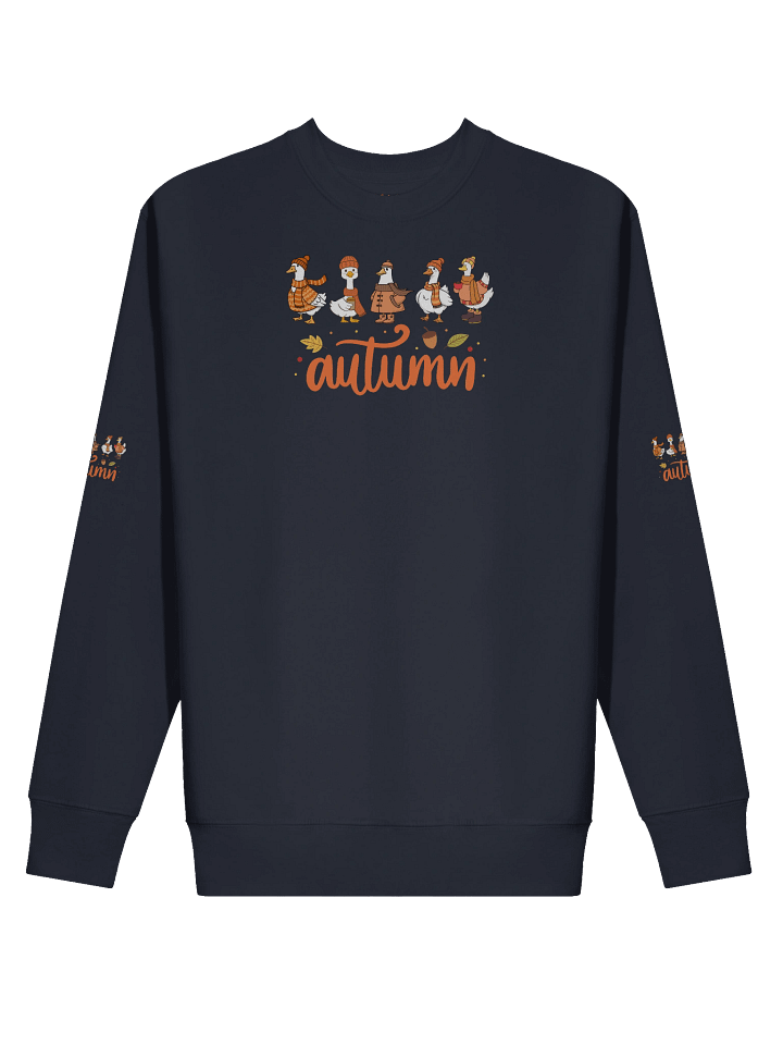 Cozy Autumn Duck's Typography Sweatshirt product image (17)