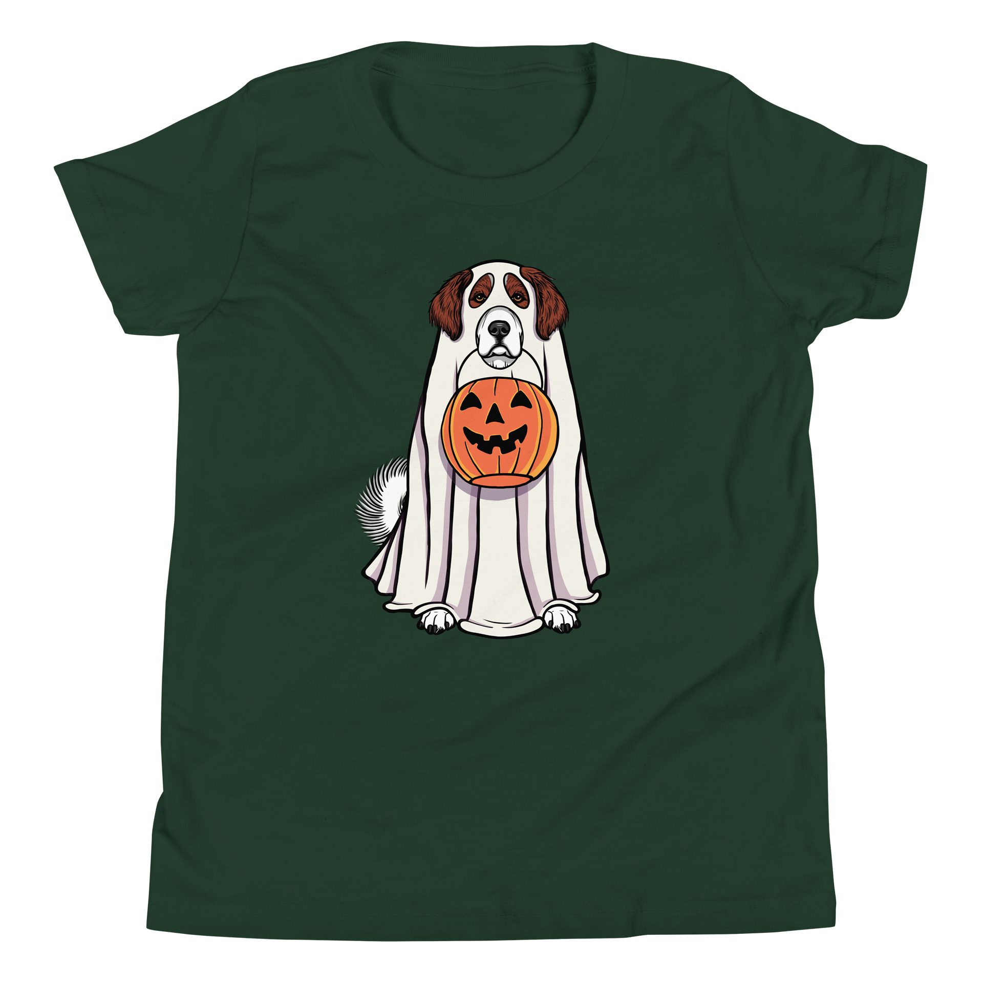 Halloween Great Pyrenees(Brown & White) Youth T-Shirt product image (5)