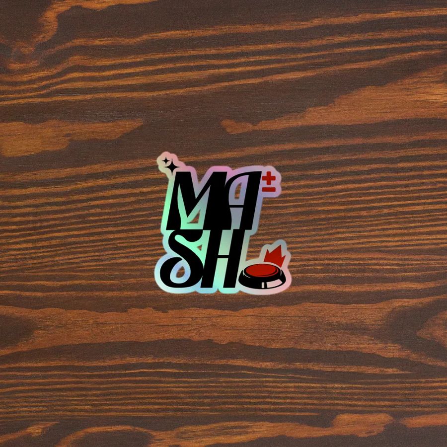 Official MASH Holo Die Cut Sticker product image (3)