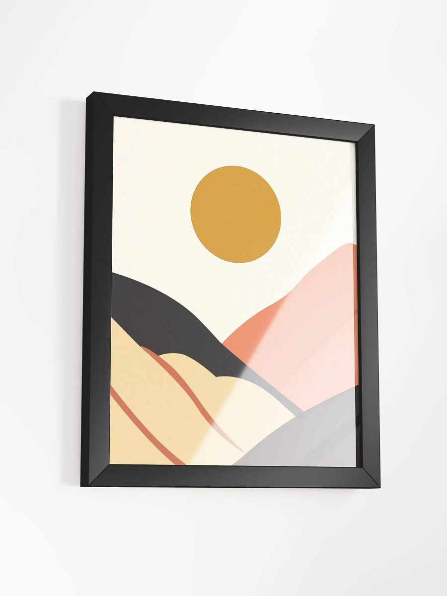 Sunset Hills Framed Matte Poster product image (49)