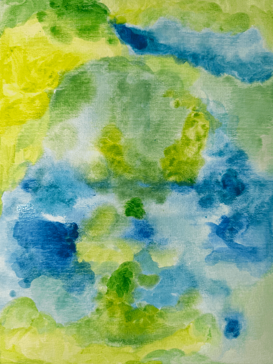 Green Watercolor Shirt product image (5)
