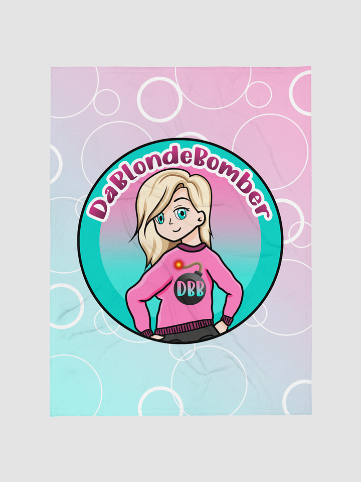 DaBlondeBomber Throw Blanket product image (1)