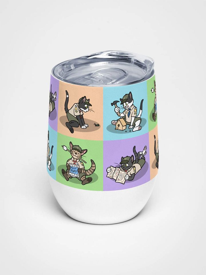 Goop Troop 4-Panel Wine Tumbler product image (1)