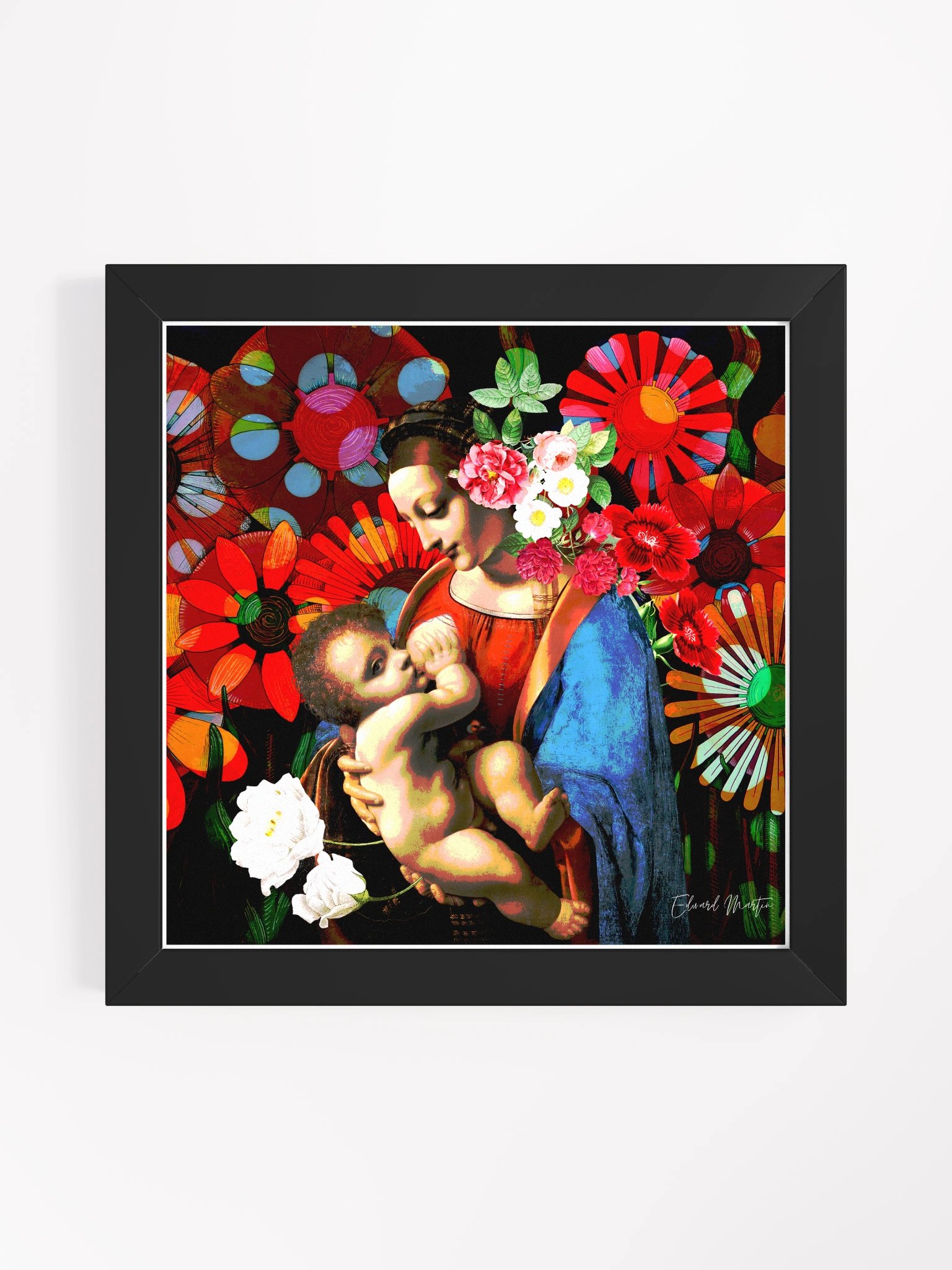 Floral Embrace Framed Matte Poster product image (2)