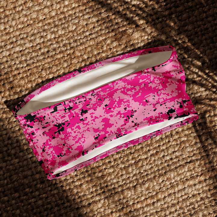 Eclectic Camo Dreams Bandeau Bikini Top product image (1)