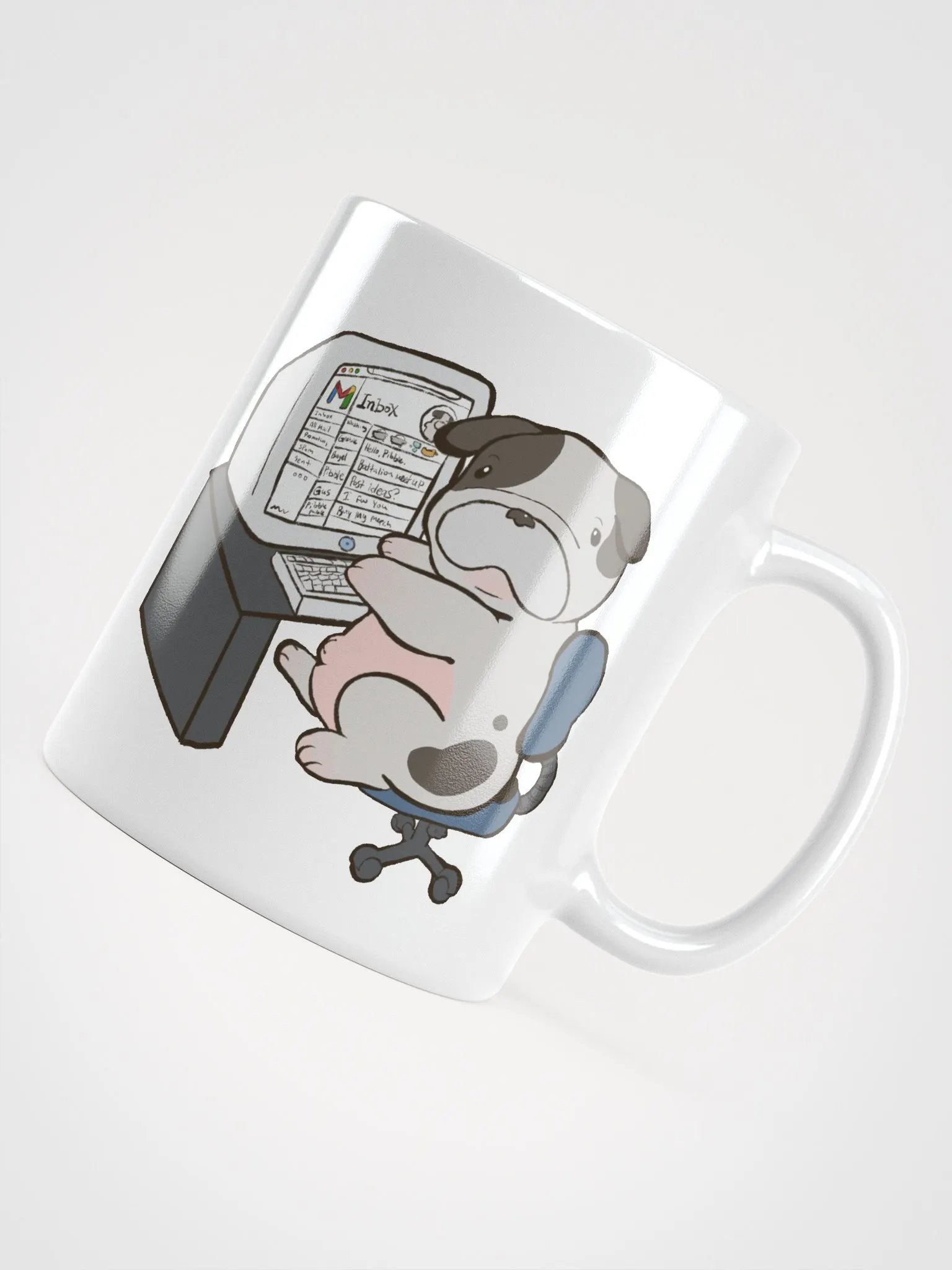 GMAIL WRITING AN EMAIL MUG product image (4)