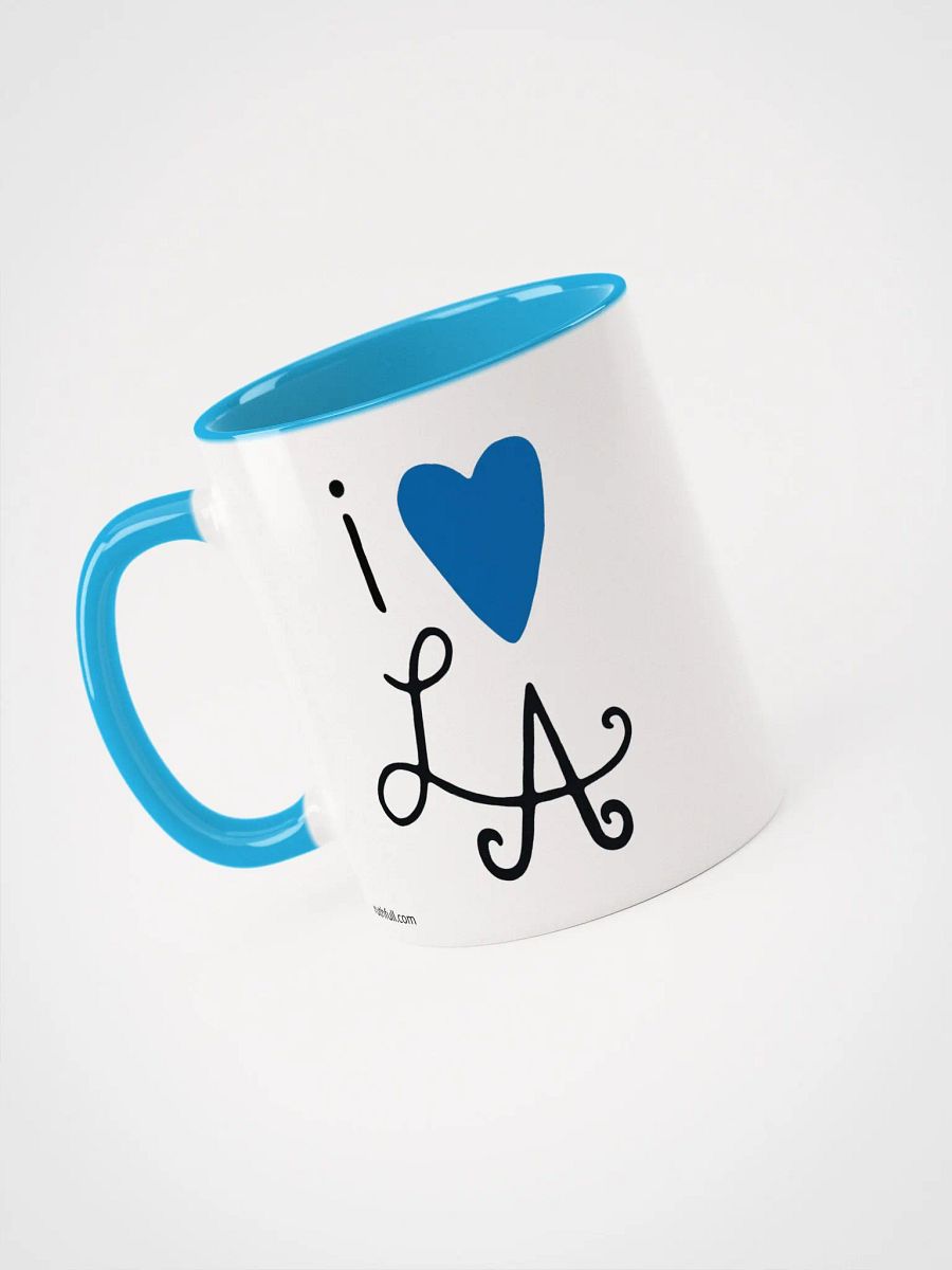 i ❤️ LA Mug w Blue Handle ~ Dodger Blue product image (5)