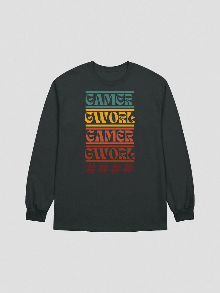 Retro Gamer Gworl long sleeve product image (2)