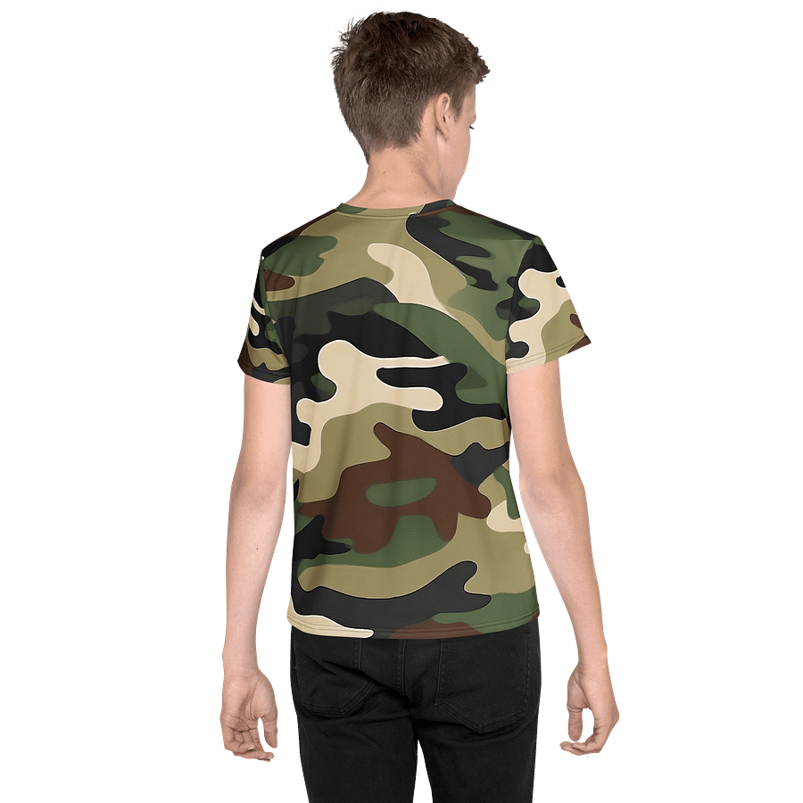 Youth Crew Neck T-Shirt camo product image (2)