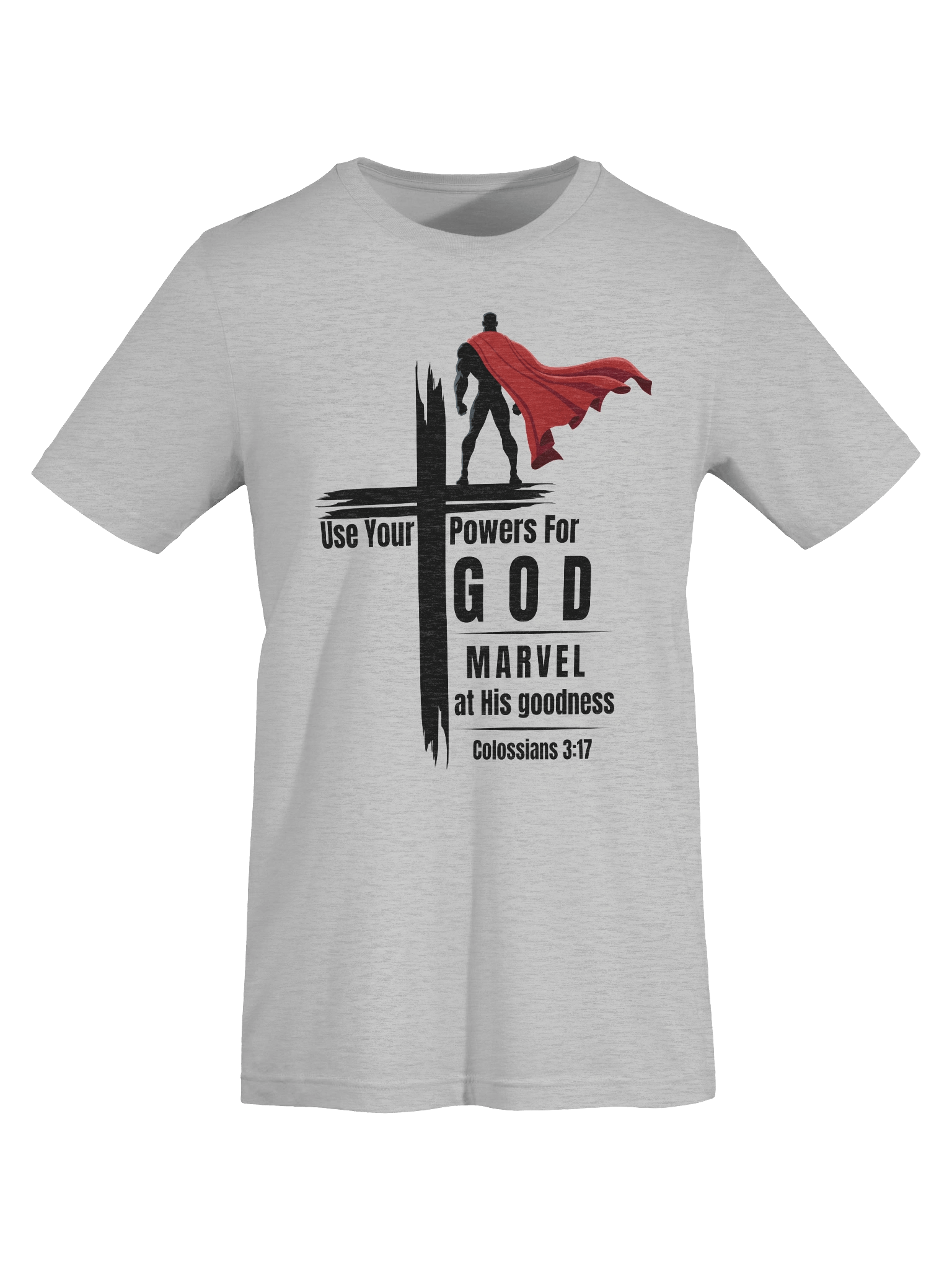 Marvel at His Goodness Christian Superhero T-Shirt product image (14)