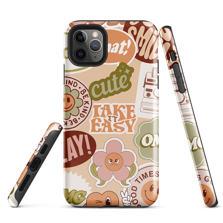 Retro Vibes iPhone® Tough Case product image (1)