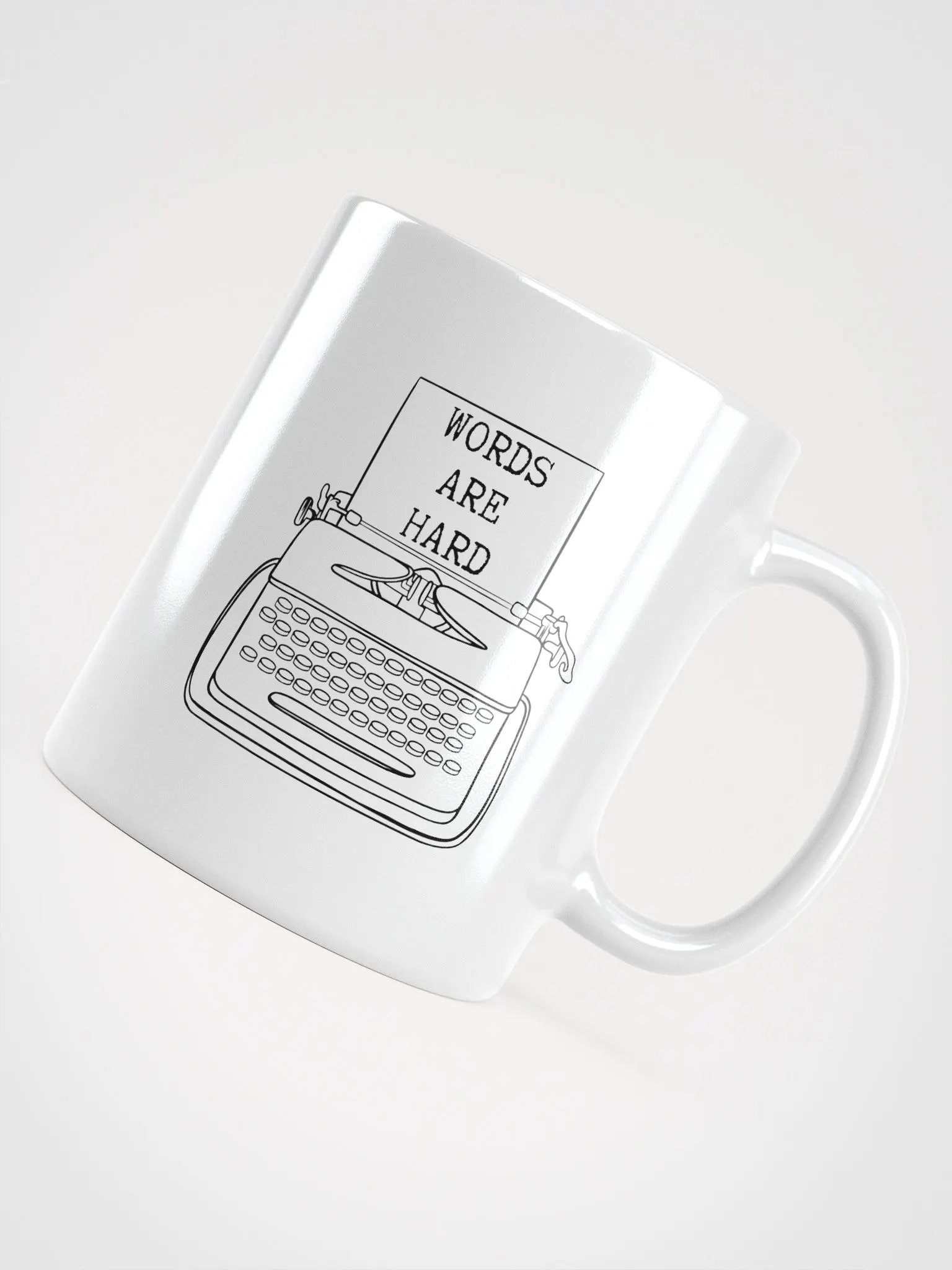 WORDS ARE HARD Mug product image (11)