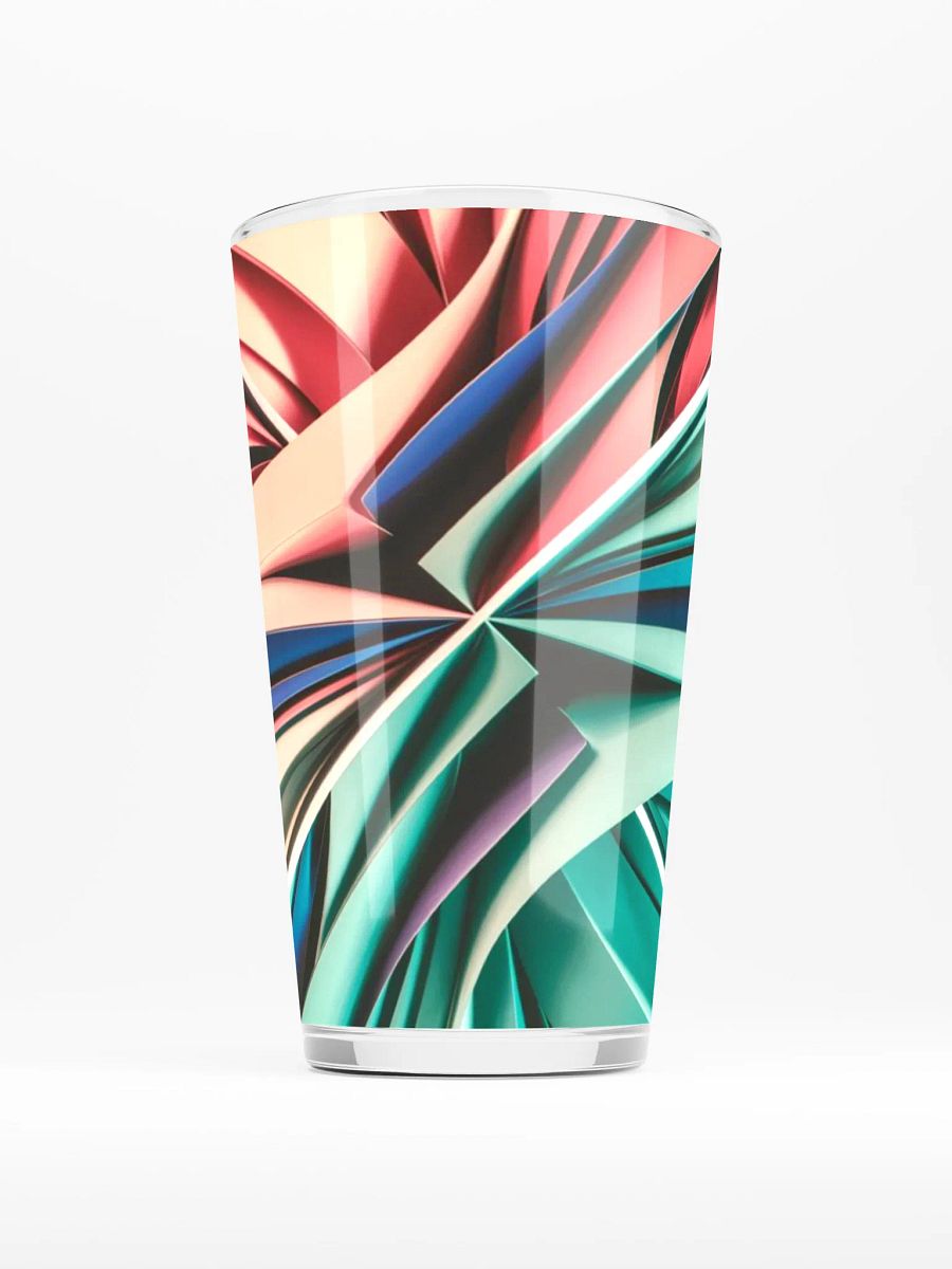 Graphic Grove Abstract Design Shaker Pint Glass - 16oz Clear product image (1)