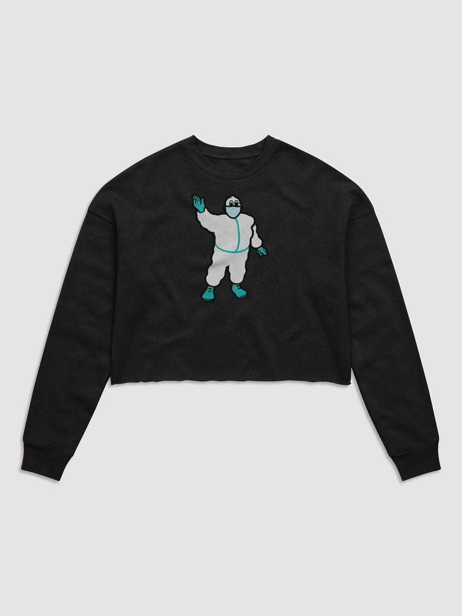 Dr Bibendum Bella+Canvas Women's Fleece Crop Sweatshirt product image (1)