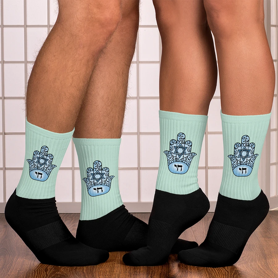 Chai Socks- Hamsa in Blue product image (7)