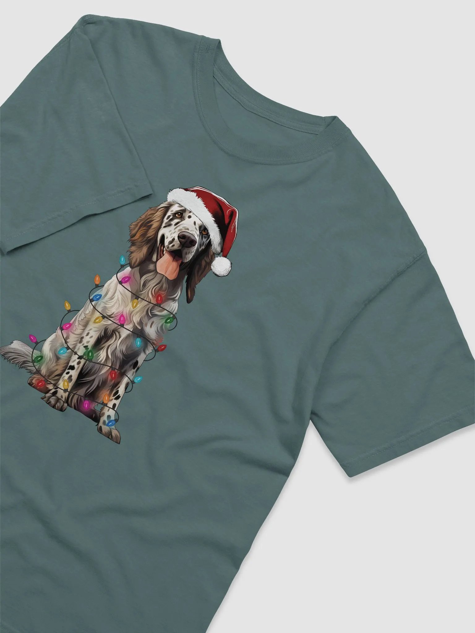 Funny English Setter Christmas T-Shirt for English Setter Paw-rents product image (6)