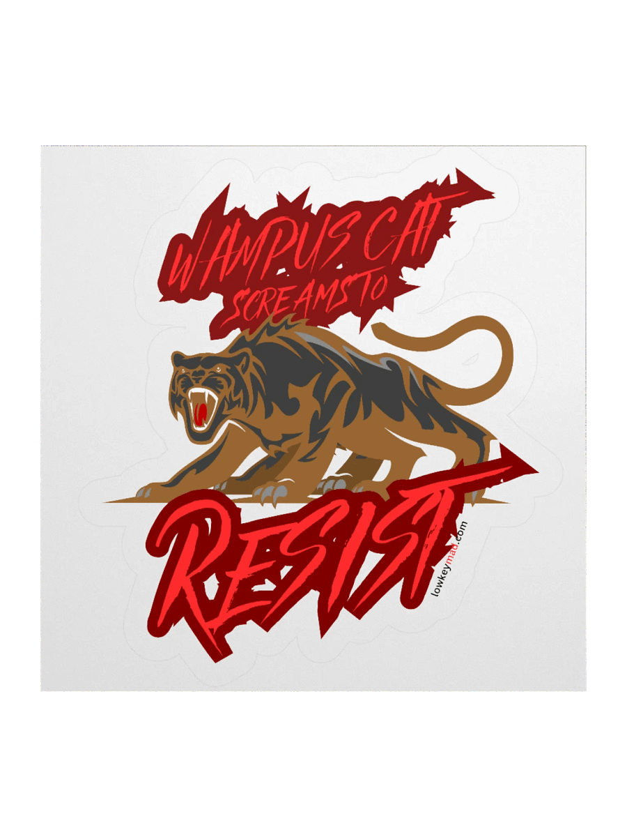 Wampus Cat Resists Sticker product image (2)