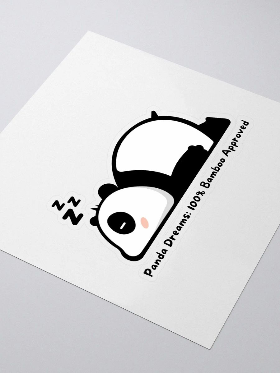 Panda Dreams: 100% Bamboo Approved Sticker product image (9)