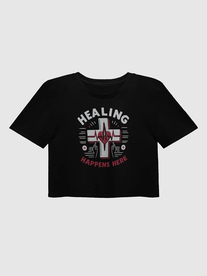 Medical Healing Heartbeat Women's Crop Top product image (3)