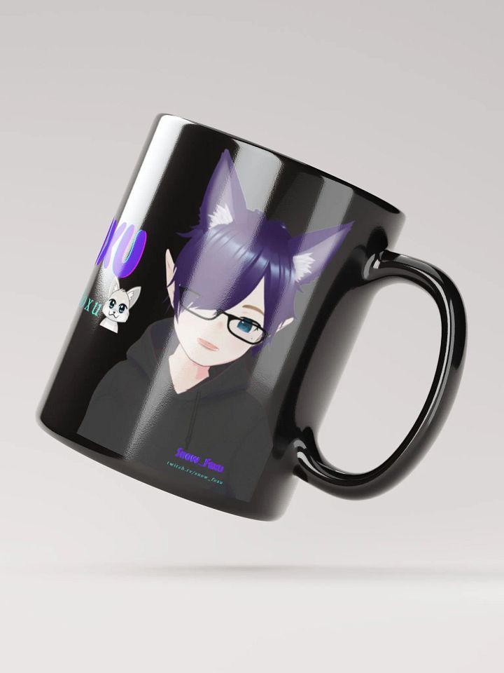 Snow_Foxu Avatar Glossy Black Mug product image (1)