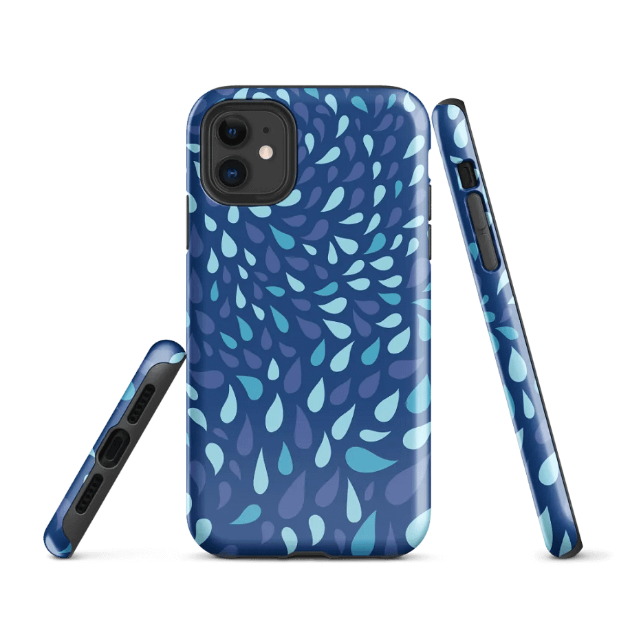 Swirling Droplets iPhone Tough Case product image (1)