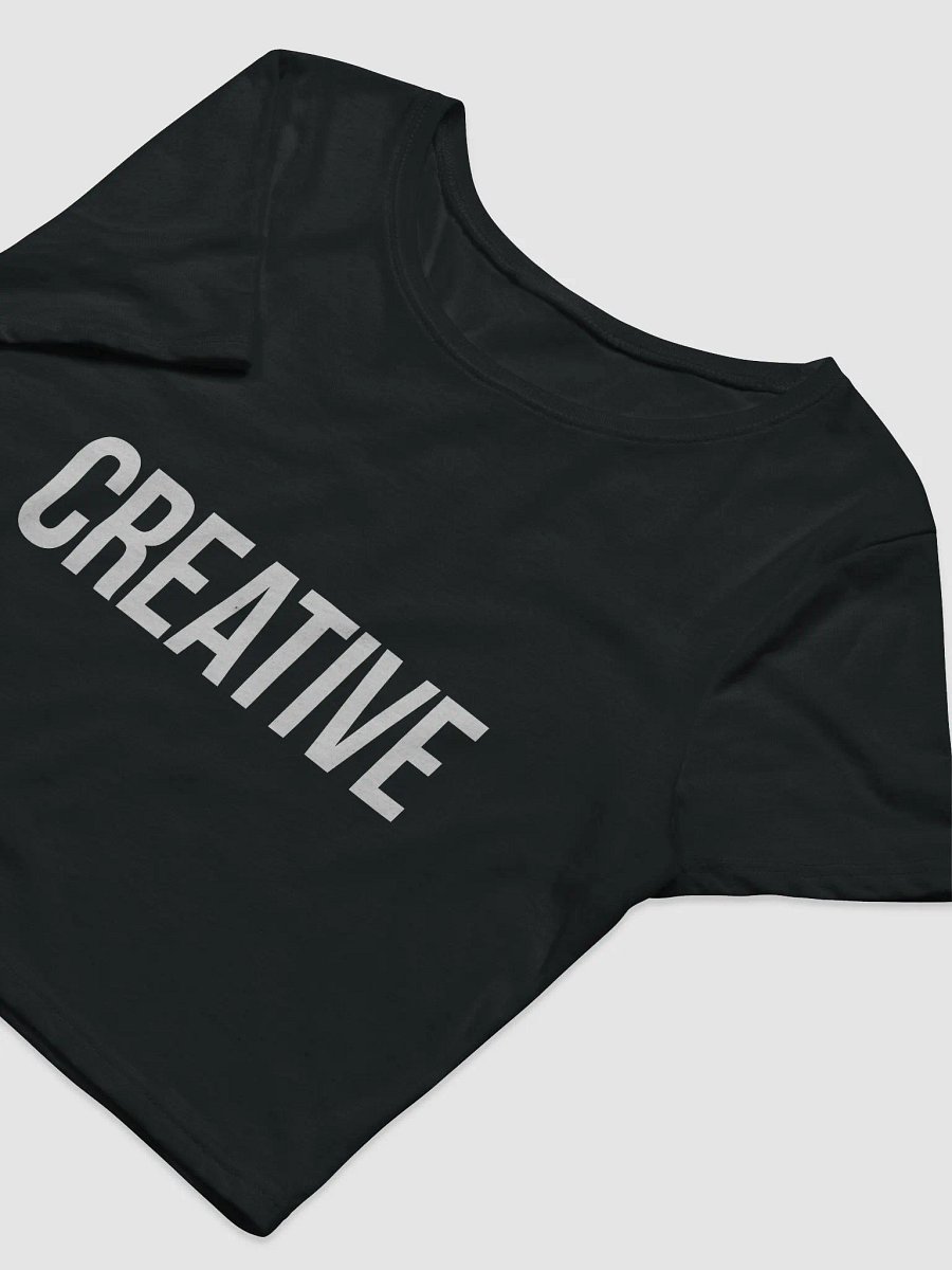 CartyCrew - Creative Cropped Black T product image (5)