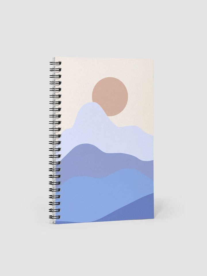 spiral minimalist landscape notebook product image (1)