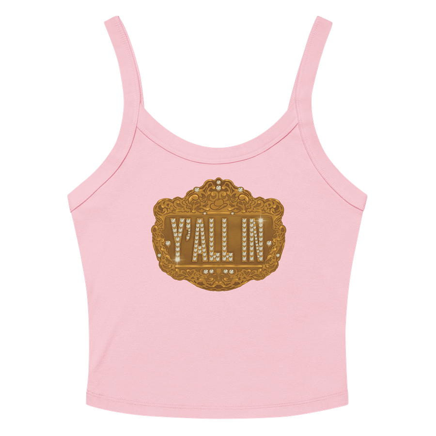 Limited Edition: Y'All In For A Baddie Stampede Micro Rib Crop Top product image (10)
