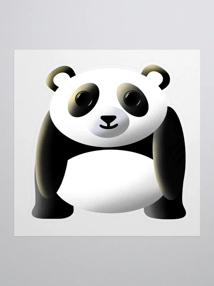 Panda Kiss Cut Sticker product image (1)