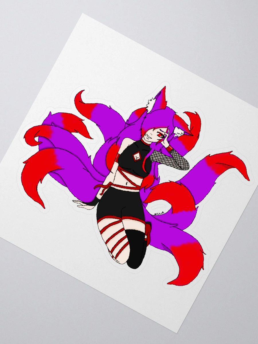 Red tail sticker product image (2)