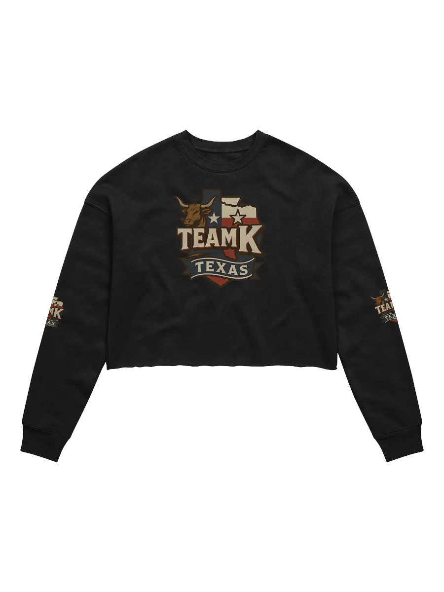 Team K Texas Crop Sweatshirt product image (3)